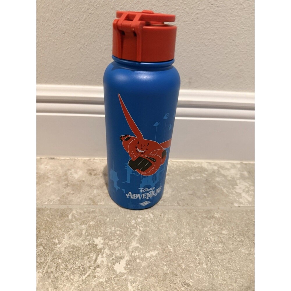 Disney Cruise Line Adventure Big Hero 6 Baymax Water Bottle In Room Gift Rare
